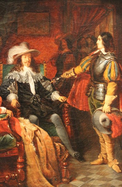 قام Cinq-Mars بإعادة سيفه إلى لويس الثالث عشر بواسطة كلوديوس جاكوند